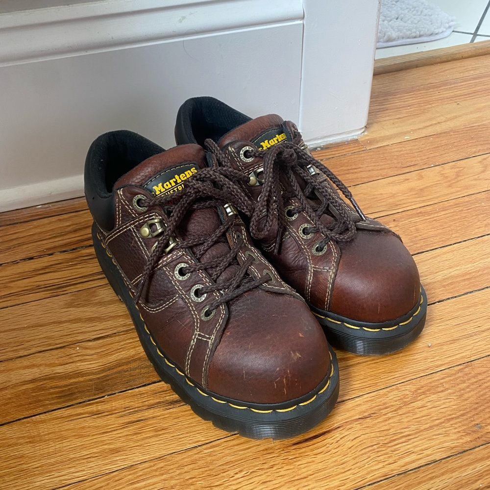 Brown Leather Work Boots